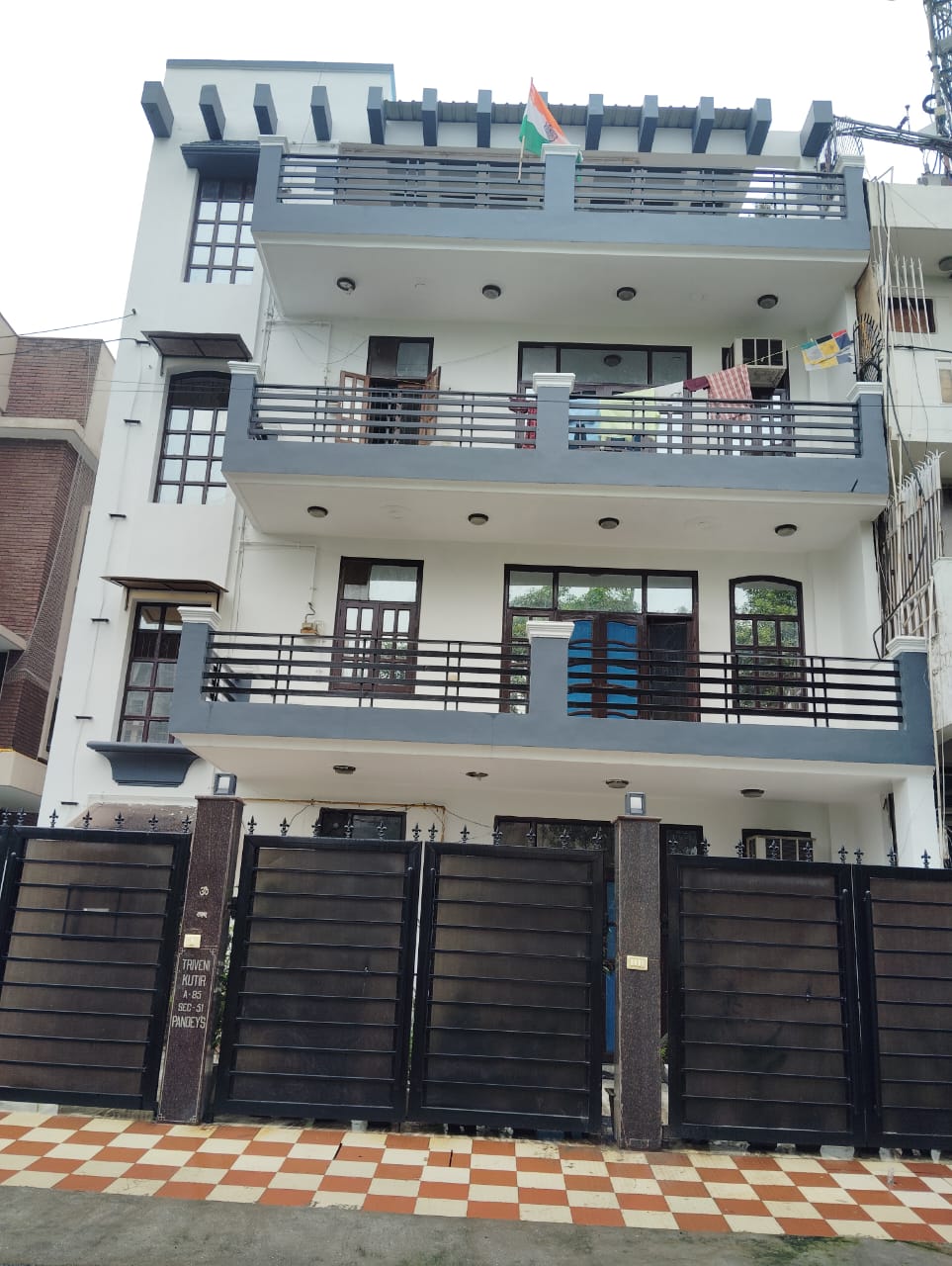 One of our guest house buildings in Noida